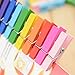 Clothespin Mini Photo Paper Peg Pin Clothespin Craft Mini Colorful Natural Wooden Clips 100 Pieces