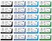 Camide ehomful Suture Thread with Needle for Training, 24 Mixed Pack, for Dental, Veterinary and Medical Students’ Practice Kits and Suture Pads, 4 Types of Non Absorbable Sutures with 3 Needle Sizes