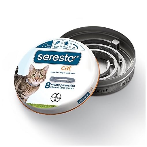 Bayer Seresto Flea and Tick Collar for Cat, all weights, 8 Month