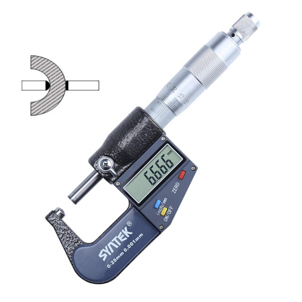 Micrometro Digitale 0,001 Mm - Calibro Elettronico Esterno Per Misurazioni Di Precisione (25-50mm) - Foto 10