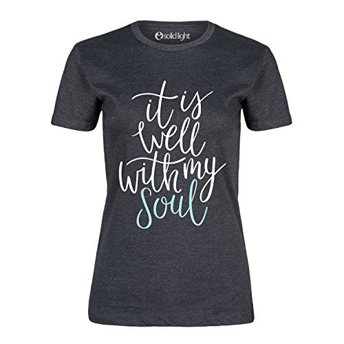 It Is Well With My Soul - Ladies Short Sleeve Fitted Tee