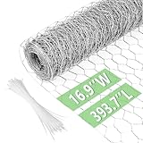 Chicken Wire 16.9 in x 393.7 in Poultry Wire