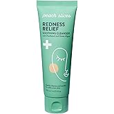 Peach Slices - Redness Relief Soothing Cleanser (4.05 oz) - Gently Cleanse and Soothe - Calm, Even Skin - Panthenol, Green Algae, & Rhodomyrtus - Vegan, Cruelty Free, Korean Skin Care & Beauty