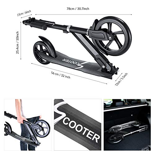 streakboard Kick Scooters for Adults and Teens, Featuring QuickRelease