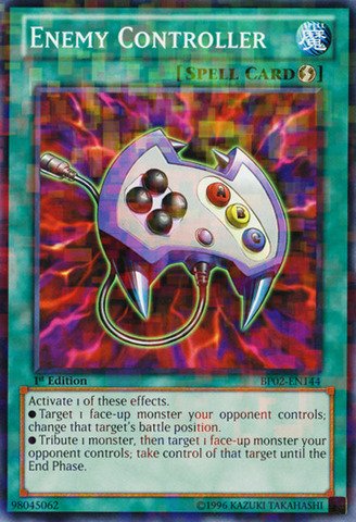 Yu-Gi-Oh! - Enemy Controller (BP02-EN144) - Battle Pack 2: War of the Giants - 1st Edition - Mosaic Rare