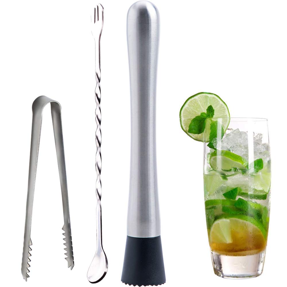 INHEMI 0WQS Three-piece Bartending Set, Acrylic