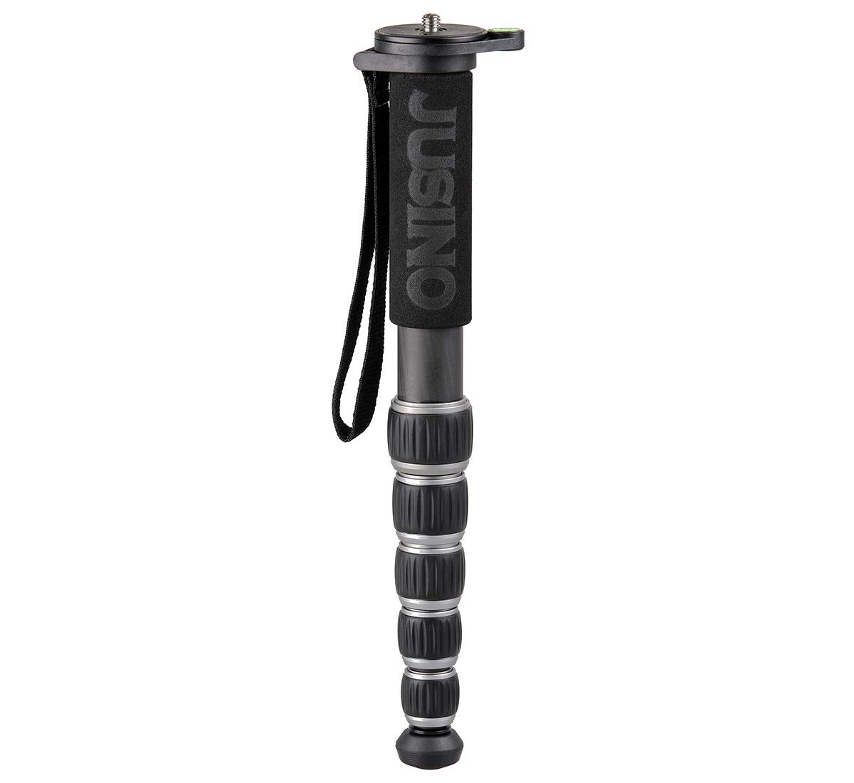 JUSINO Robust lightweight carbon monopod with 6 segments up to 140 cm high 10 kg MP-326C