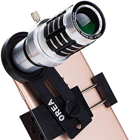 Monocular Telescope 12X50 High Power HD Dual Focus Scope by OREA, Cell Phone Telephoto Camera Zoom Lens Kit for Camping Hunting Traveling Sporting Events Bird Watching with Smartphone Adapter and Trip