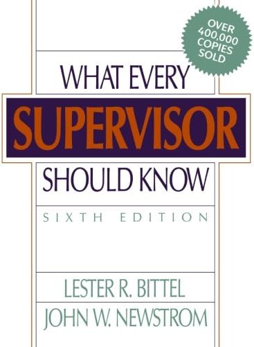 What Every Supervisor Should Know