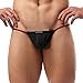 IKINGSKY Men's Sexy G-string Low Rise Thong Underwear Perfect for Jeans Pack of 6 (Medium, Style 1)