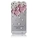 Hundromi iPhone 6S Case,iPhone 6 Case, iPhone 6/6s 3D Bling Crystal Diamond Pearl Mouse Design Diamond Case Cover for iPhone 6/6s 4.7 inch Screen(Pink)