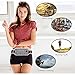 lymmax Running Belt, Waterproof Zipper Pocket Smart Phone/Rmovable Buckle/Adjustable Elastic Belt/Reflective Strip/Credit Card Slot Waist Pack - 4 inch to 5.7 inch