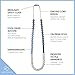 Goobie Baby Sophie Silicone Teething Necklace for Mom to Wear, Safe BPA Free Beads to Chew - Light Blue/Grey/Marble/Navy
