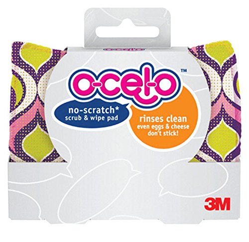 O-Cel-O No Scratch* Scrub & Wipe Cleaning Pad, Assorted Colors O-Cel-O No Scratch* Scrub & Wipe Cleaning Pad, Assorted Colors