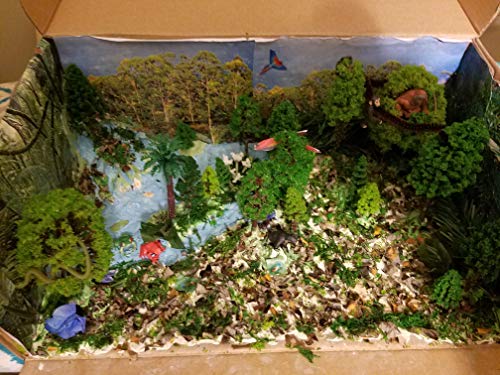 OrgMemory 36pcs Gemischtes Bäume Modellbau (4 -16 cm), h0 Bäume, Tabletop Gelände, Spur n mit No Stände, Die Bäume… – Bild 7