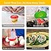 Egg Cooker Hard Boiled Egg Maker Nonstick Silicone Eggs Boiler Cookers Without Egg Shell - 6 Packs