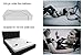 BDSM Restraints Kit with Adjustable Straps Strong Velcro for Bedroom Fun, PALOQUETH Under Bed Restraints with Comfortable Cuffs Flirting Feather Blindfold for Queen King Mattress