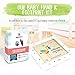 Baby Inkless Footprint & Handprint Kit with 4 Extra Large Ink Pads and 8 Imprint Cards by KiddyB, Perfect Baby Shower Registry Gift for Boys and Girls Photo or Picture Frames