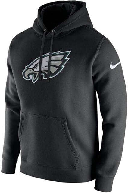 Amazon.com: Nike Men's Philadelphia Eagles Pullover Fleece Club Hoodie Black/White Size Medium 