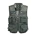 yiboolai Summer Style Fishing Vest Multi-Pockets Vest Waistcoat with Thin Design of Muilt-function Quick Dry for mountaineering Male Photographer Fishing