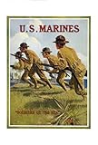 WW2 United States Marine Corps USMC Recruitment Wall Poster Art print Devil dogs