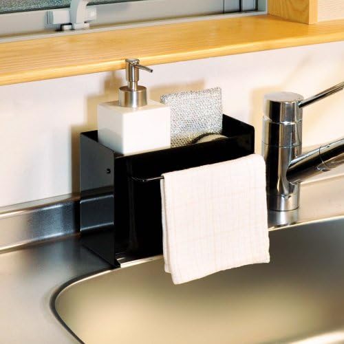 スポンジラックがシンク上に置かれている