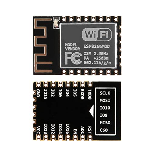 2pcs ESP8266 ESP-12F Serial WiFi Model for Arduino Wireless Transceiver Remote Port Network Development Board (ESP-12F)