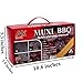MUXI 4PCS Portable Grilling Charcoal Briquettes, 3 Seconds to Light, Sustainable Burning for 120 Mins, Easy Light Charcoal for Grill, Make BBQ Easy for Everyone, 5.2-Pound/Box