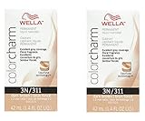 WELLA COLOR CHARM Permanent Dark Brown Hair Liquid (2 Pack) 2 x HC-L311/3N