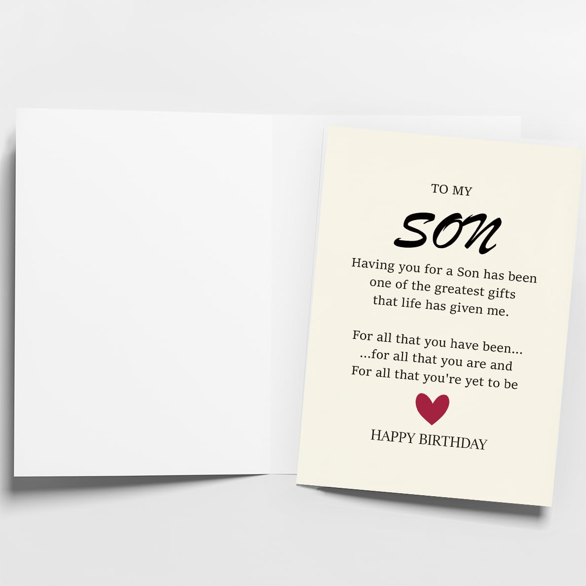 To My Son, Birthday Card for Son, Son Birthday Card, Birthday Card Son, Birthday Card Son, Happy Birthday Son Card, To My Son from Mom, Gifts for Adult Son Gift Ideas, Birthday Card Son Adult