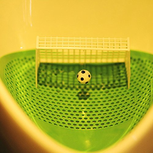 BleuMoo 1Pc Funny Football Soccer Shoot Goal Style Urinal Filter Screen Mat Pad