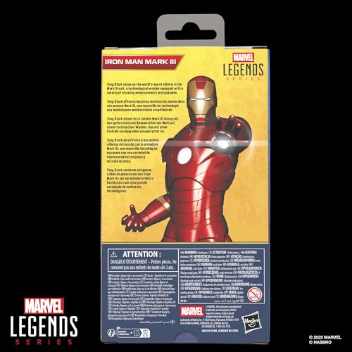 Avengers Marvel Figura de Acción Legends Series Mark III Iron Man