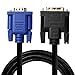 Nice tech DVI to VGA Cable, WAWPI High Resolution Male Monitor cable DVI-A to VGA Male to Male DVI-A(24+5) with Gold Plated Connectors Cable for PC DVD Monitor HDTV (6FT)