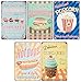 Vintage Tin Signs - 5-Piece Retro Style Metal Signs As Wall Decor, Decorative Diner Coffee Bar Kitchen Sign, Food and Snacks Theme, 11.8 x 7.8 Inches