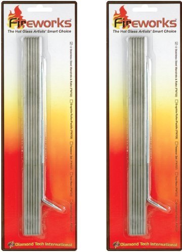 Fireworks FW703 3/32-Inch Mandrels with Rake, Set of 12 (2 Pack)