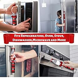Christmas Refrigerator Handle Covers, 8 Sets of