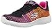 Skechers Sport Women's Burst Ellipse Fashion Sneaker,Black/Pink/Orange,8.5 M US