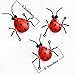 bsart Metal Wall Decor,Wall Art,Wall Sculpture,Ladybug(3-Piece) (Metal-01)