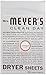 MRS. MEYER'S CLEAN DAY Dryer Sheets, Fabric Softener, Reduces Static, Infused with Essential Oils, Lavender, 80 Count