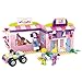 COGO Dream Girls House Building Bricks Blocks Playset Kits Birthday Gift Preschool Toys for Girls Age 6 Years Old Ice Cream Shop Dessert Store CG4513