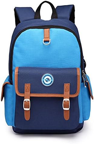 Student School Bookbag / Children Backpack for Girls and Boys (bule)