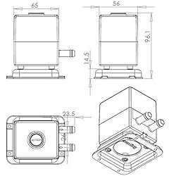 CPU CPU Sc-300T Dc 12V Ultra-Quiet Water Cooling