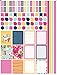 Flower planner stickers kit. 6 full size sheets on matte removable sticker paper included. Sized to fit most planners, Erin Condren and Happy Planner shown in additional photos.