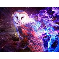 Classic Jigsaw Puzzle 1000 Piece Adult Children Puzzle Wooden Puzzle DIY Special Effects Owl Modern Home Decor Festival Gift Intellectual Game Wall Art 70x50cm