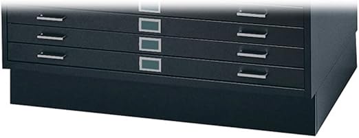 Amazon Com Safco Products Flat File Closed Base For 5 Drawer 4994blr Flat File Sold Separately Black Furniture Decor