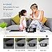 Mpow Projection Clock, FM Radio Alarm Clock, Curved-Screen Digital Alarm Clock, 5'' LED Display with Dimmer, Dual Alarm with USB Charging Port, 12/24 Hours, Backup Battery for Clock Setting