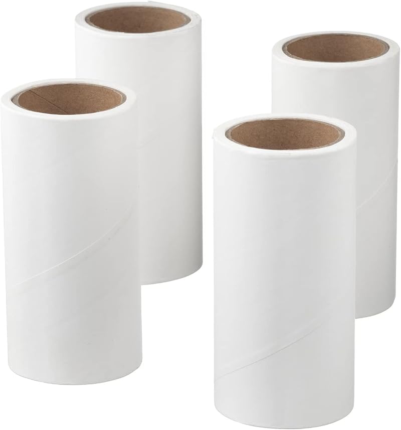 EMBO 4 Pieces Lint Roller Replacement Refill Rolls for IKEA Bastis