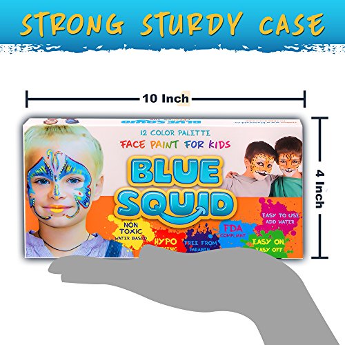 Купить Blue Squid Face Paint Kit Professional Best Quality Painting