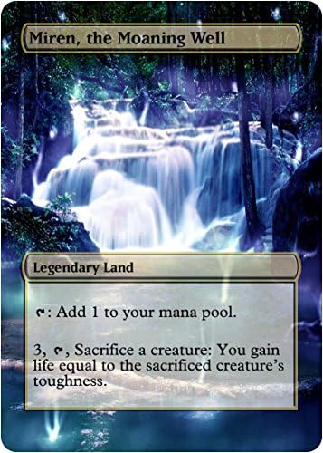 Miren, the Moaning Well - Edh Casual Play Only - Art Overlay - Non Tournament - Legacy Cube - Fun Cards
