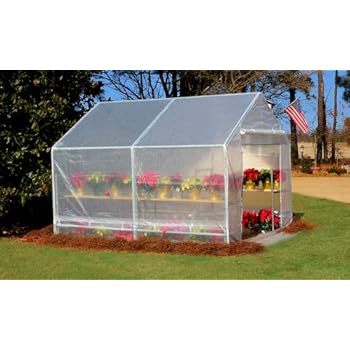 King Canopy GH1010 10-Feet by 10-Feet Fully Enclosed Greenhouse, Clear